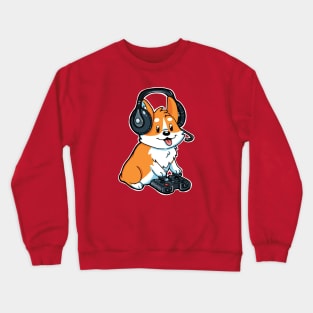 Corgi Gamer Crewneck Sweatshirt